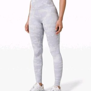 Lululemon Wunder Under High Rise Tight Incognito Camo Jacquard Sz 2 Luxtreme